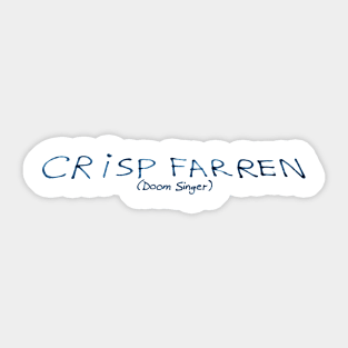 Crisp Farren Sticker